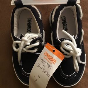 Gymboree Navy Boat Shoes